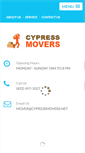 Mobile Screenshot of cypressmovers.net